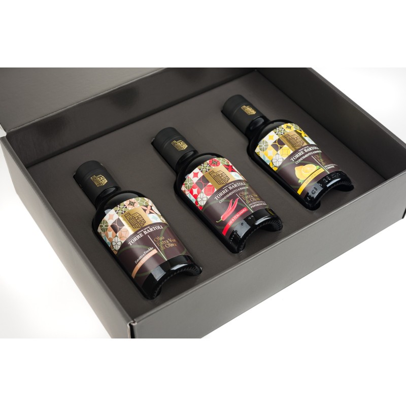 Mix 3 Geschenkbox - Natives Olivenöl Extra - 0,25 L