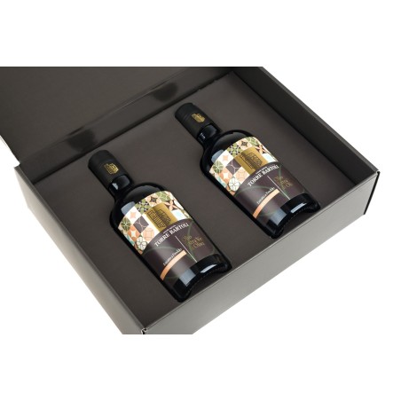 Duo-Geschenkbox - Natives Olivenöl Extra - 0,50 L